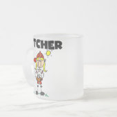 Girl Pitcher Matglas Koffiemok (Voorkant links)