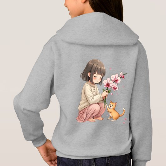 Girl playing with the Cat (Dos)