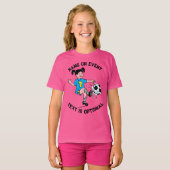 Girl Plays Soccer T-shirt (Voorkant volledig)