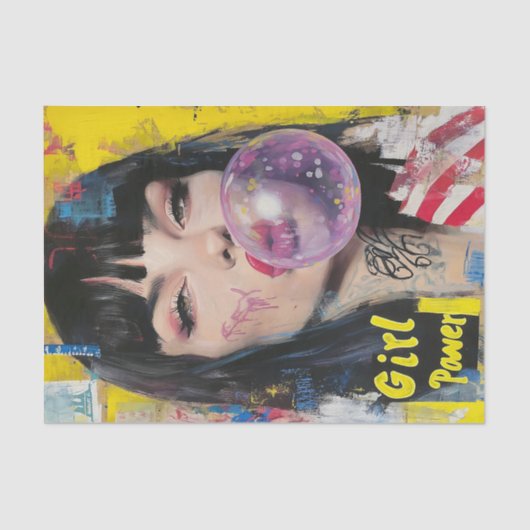 Girl Power1 Tissuepapier (Voorkant)