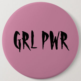 Girl Power Badge roze Ronde Button 6,0 Cm