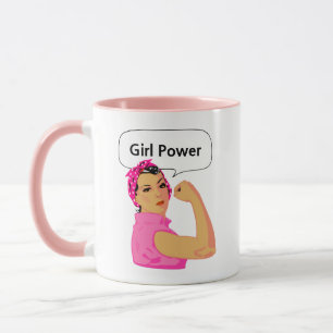 Girl Power Bewerkbare tekst Mok