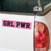 Girl Power Bumpersticker (Op Truck)
