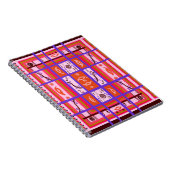Girl Power curvy plaid journal abstrait (Côté Droit)