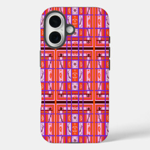 Girl Power curvy plaid Phone case