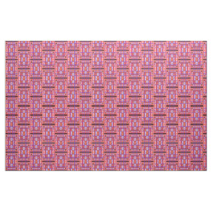Girl Power Curvy Plays Abstracte folk fabric Stof