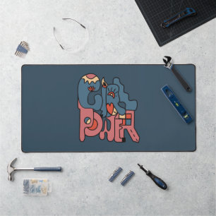 Girl Power Dark-versie Bureaumat
