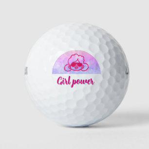 Girl power drôle balle de golf