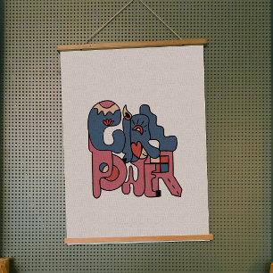 Girl Power Hangend Wandkleed