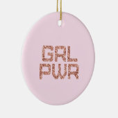 Girl Power Keramisch Ornament (Rechts)