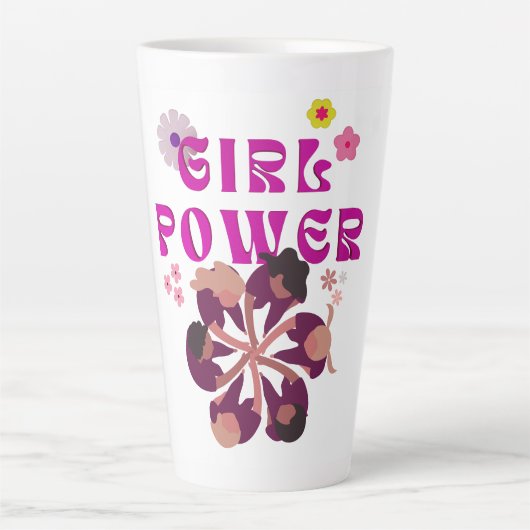 Girl Power Latte Mok (Voorkant)