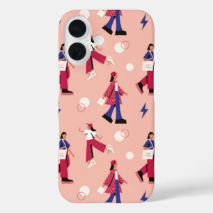 Girl Power Mode iPhone 16 Hoesje