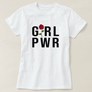 Girl Power Modern Feminist Bold GRL PWR T-shirt