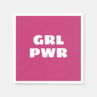 Girl Power Napkins Servet