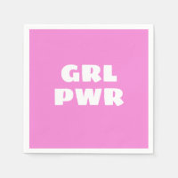 Girl Power Napkins