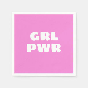 Girl Power Napkins Servet