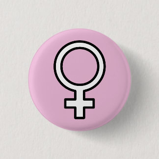 Girl Power Pin Ronde Button 3,2 Cm