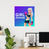Girl Power Poster (Thuiskantoor)
