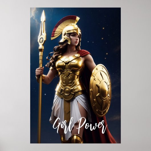 Girl Power ! Poster Athena (Devant)