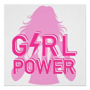 Girl Power" Poster féministe
