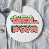 GIRL POWER RONDE BUTTON 6,0 CM (In situ)
