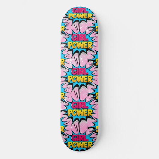 Girl Power Skateboard (Voorkant)