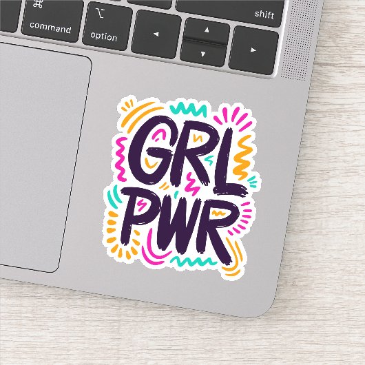Girl Power Sticker (Detail)