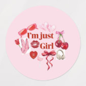 Girl Power Sticker Sheet – Feminist & Princess (Design 1)