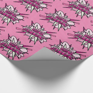 GIRL POWER Stripboek Pop Art Cadeaupapier