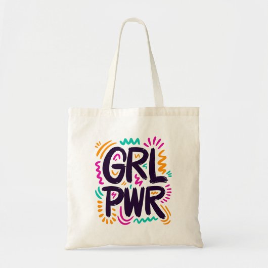 Girl Power Tote Bag (Voorkant)