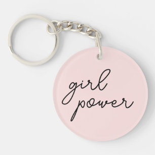 Girl Power Vibes Roze Feministische Sleutelhange Sleutelhanger