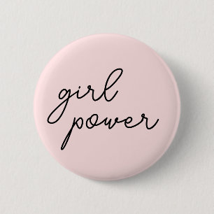 Girl Power Vibes Vrouwen die anderen empoweren F Ronde Button 5,7 Cm