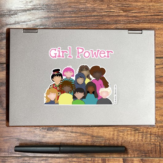 Girl Power Vinyl Sticker