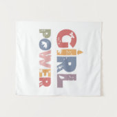 Girl Power Wandkleed (Voorkant (horizontaal))