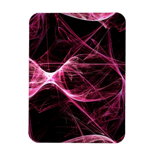 Girl Punk Rock Roze Energy Waves Magneet (Verticaal)