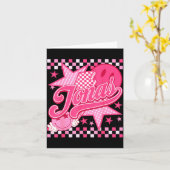 Girl Retro Jonas Groovy Flower First Name D 80's  Kaart (Gele Bloem)