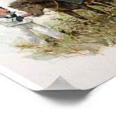 Girl Rides Shetland Pony Poster (Hoek)