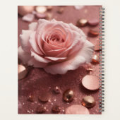 Girl Rose Gold Sparkle Parties scintillant Nom du  (Dos)