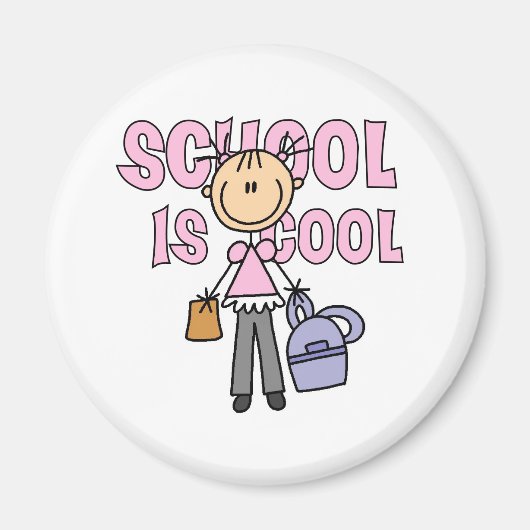 Girl School is Cool Magneet (Voorkant)