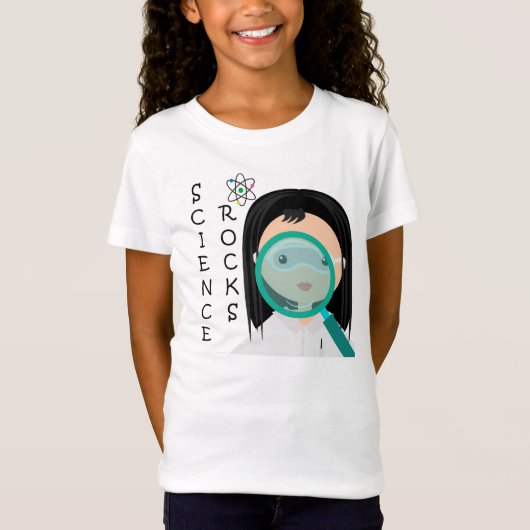 Girl Scientist T-shirt (Voorkant)