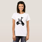 Girl Scooter 1 T-shirt (Voorkant volledig)