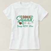 Girl Scout Cookie Squad Custom T-shirt (Design voorkant)
