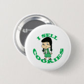 Girl Scout Cookies Ronde Button 5,7 Cm (Voorkant /achterkant)