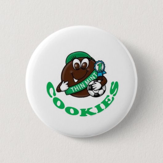 Girl Scout Cookies Ronde Button 5,7 Cm (Voorkant)