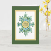 Girl Scout Gold Award - Gefeliciteerd Kaart (Gele Bloem)