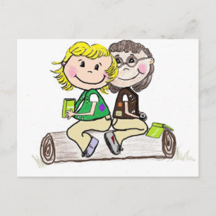 Girl Scout Junior Brownie Briefkaart