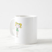 Girl Scout Junior die de belofte gestand doet Koffiemok (Voorkant links)