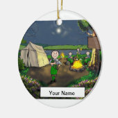 Girl Scout Keramisch Ornament (Links)