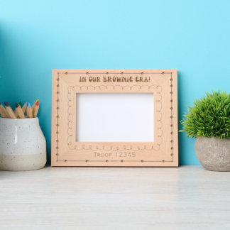 Girl Scouting in mijn brownie tijdperk Gegraveerde Lijstjes