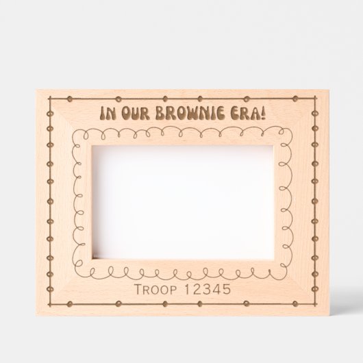 Girl Scouting in mijn brownie tijdperk Gegraveerde Lijstjes (Voorkant)